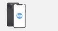 Apple iPhone and BiP apps on its screen. BiP is a secure, easy-to-use, FREE communication and life platform, which offers a