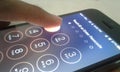 Apple iPhone enter passcode screen