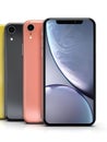 Apple iPhone XR colours, vertical position, aligned