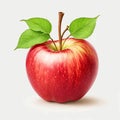An Apple isolated on blank background Royalty Free Stock Photo