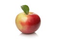 Apple, isolated, zestar, Red Ribbon, with leaf