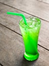 Apple italian soda Royalty Free Stock Photo