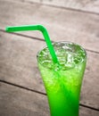 Apple italian soda Royalty Free Stock Photo