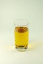 Apple juice from above Royalty Free Stock Photo