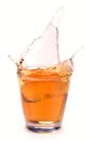 Apple juice splash Royalty Free Stock Photo