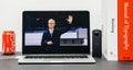 Apple Keynote with Tim Cook good bye hands end Keynote