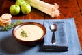 Apple and Leek Soup Royalty Free Stock Photo