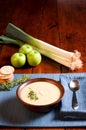 Apple and Leek Soup Royalty Free Stock Photo