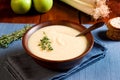 Apple and Leek Soup Royalty Free Stock Photo