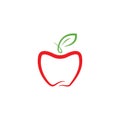 Apple logo vector Royalty Free Stock Photo