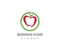 Apple logo vector template,icon symbol logo vector template Royalty Free Stock Photo