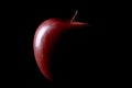 Apple low key Royalty Free Stock Photo