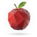 Apple low poly design