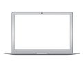 Apple MacBook Air notebook computer mockup Royalty Free Stock Photo