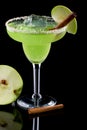 Apple Margarita - Most popular cocktails series Royalty Free Stock Photo