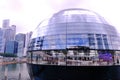 Apple Marina Bay Sands, the first Apple Store to sit directly on water opens today. The all-glass spherical dome structure is