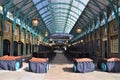 Apple Market, Covent Garden, London, closed Royalty Free Stock Photo