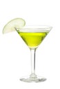 Apple martini Royalty Free Stock Photo