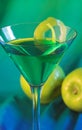 Apple martini Royalty Free Stock Photo