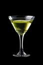 Apple martini coctail Royalty Free Stock Photo