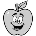 Apple Mascot Illustration