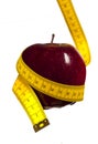 Apple and metric tape