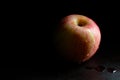 Apple with moody and dark style and background Royalty Free Stock Photo