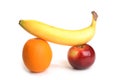 Apple,Orange and Bannana Royalty Free Stock Photo