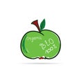 Apple organic vector