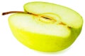 Apple over white Royalty Free Stock Photo
