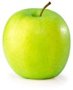 Apple over white background Royalty Free Stock Photo