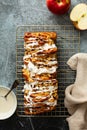 Apple pecan pull apart bread Royalty Free Stock Photo
