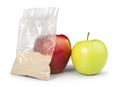 Apple and pectin powder Royalty Free Stock Photo