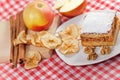 Apple pie - apple cake Royalty Free Stock Photo