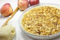 Apple pie, preparation Royalty Free Stock Photo