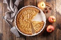 Apple pie and spices Royalty Free Stock Photo