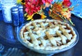 Apple Pie on a table for Thanksgiving Royalty Free Stock Photo