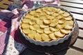 Apple pie waiting for the oven Royalty Free Stock Photo