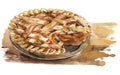 Apple Pie Watercolor Illustration