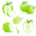 Apple pieces