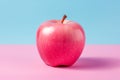 Apple pink lady on a solid background, Generative AI