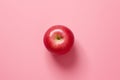 Apple pink lady on a solid background, Generative AI