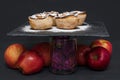 Apple puff rolls Royalty Free Stock Photo