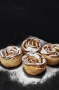 Apple puff rolls Royalty Free Stock Photo