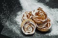 Apple puff rolls Royalty Free Stock Photo