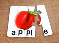 Apple in puzzle