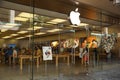 The Apple retail store in Honolulu at the Ala Moana Center advertises the latest generation of the ipad, iphones, and ipods