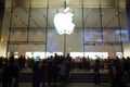 Apple retail store in shanghai at night