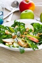 Apple, Rocket and Blue cheese salad