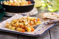 Apple and root vegetable hash Royalty Free Stock Photo